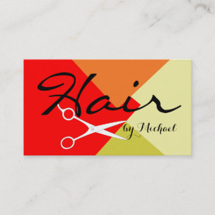 Hair Stylist Elegant Modern Retro Colour #13 Business Card