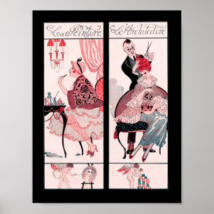 HAIR STYLIST ,FASHION BEAUTY SALON MAKE UP ARTIST POSTER