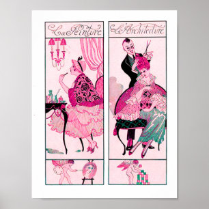 HAIR STYLIST ,FASHION BEAUTY SALON MAKE UP ARTIST POSTER