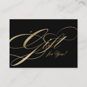 Hair Stylist Gift Certificate Black Gold