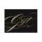 Hair Stylist Gift Certificate Black Gold