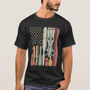 Hair Stylist Hairdresser Barber Salon Rhinestone T-Shirt