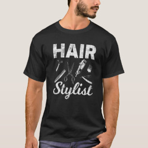 Hair Stylist Hairdresser Barbershop Tools Barber T-Shirt