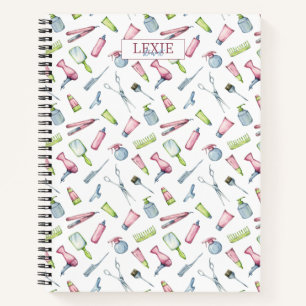 Hair Stylist, Hairdresser Beauty Salon Custom Notebook