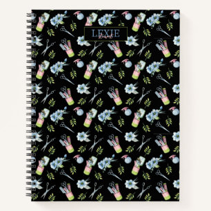 Hair Stylist, Hairdresser Beauty Salon Custom Notebook