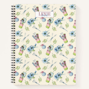 Hair Stylist, Hairdresser Beauty Salon Custom Notebook
