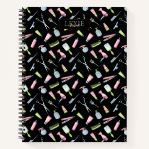 Hair Stylist, Hairdresser Beauty Salon Custom Notebook