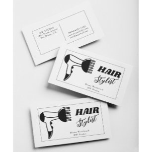 Hair stylist Hairdressers Business Card