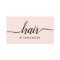 Hair Stylist Handwritten Minimalist Blush Pink