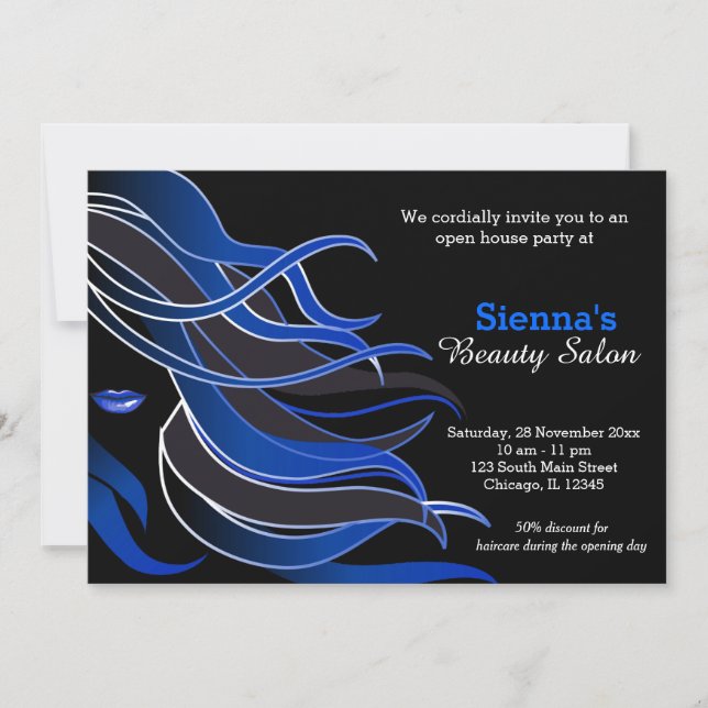 Hair Stylist Invitation (Front)