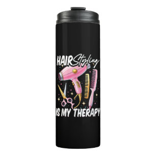 Hair stylist Is My Therapy Thermal Tumbler
