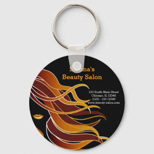 Hair stylist key ring