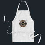 Hair Stylist Leopard Print Monogram Beauty Salon Standard Apron<br><div class="desc">Hair Stylist Leopard Print Monogram Beauty Salon Aprons.</div>