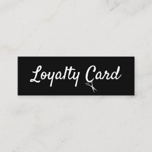 Hair Stylist Loyalty Punch Card
