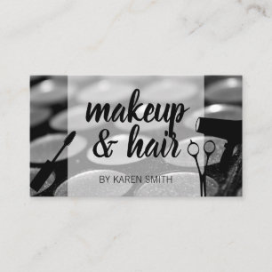 Hair Stylist   Makeup Artist Appointment Card