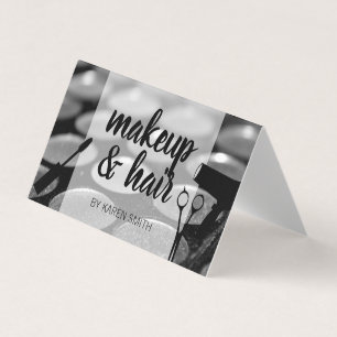 Hair Stylist Makeup Artist Business Card