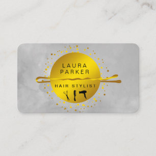 Hair Stylist Makeup Artist Salon Bobby Pins Business Card