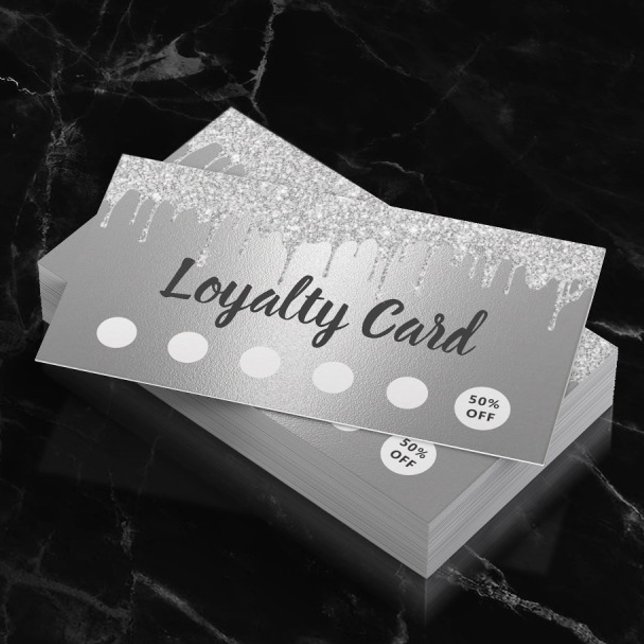 Hair Stylist Makeup Artist Silver Drips Loyalty (Creator Uploaded)