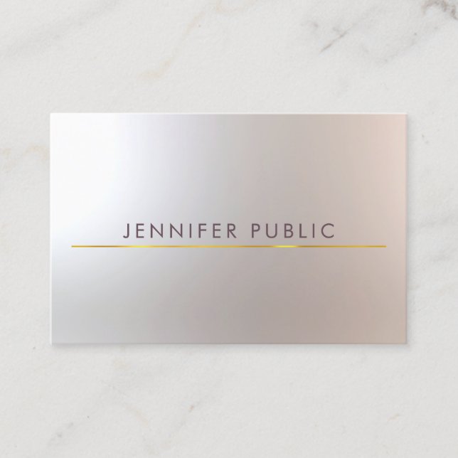 Hair Stylist Makeup Artist Tasteful Glamourous Business Card (Front)