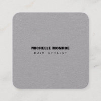 Hair Stylist Modern Minimalist Trendy Luxury Grey