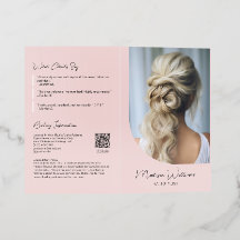 Hair Stylist Modern Pink