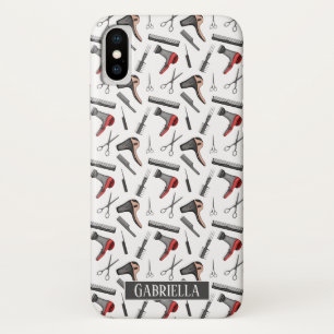 Hair Stylist Pattern Personalised Case-Mate iPhone Case