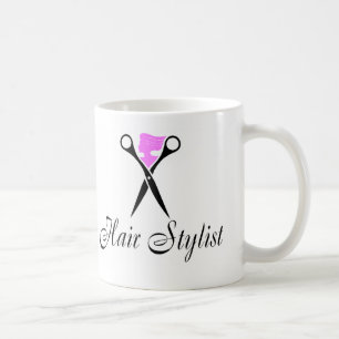 Hair Stylist (Pink/Scissors) Coffee Mug
