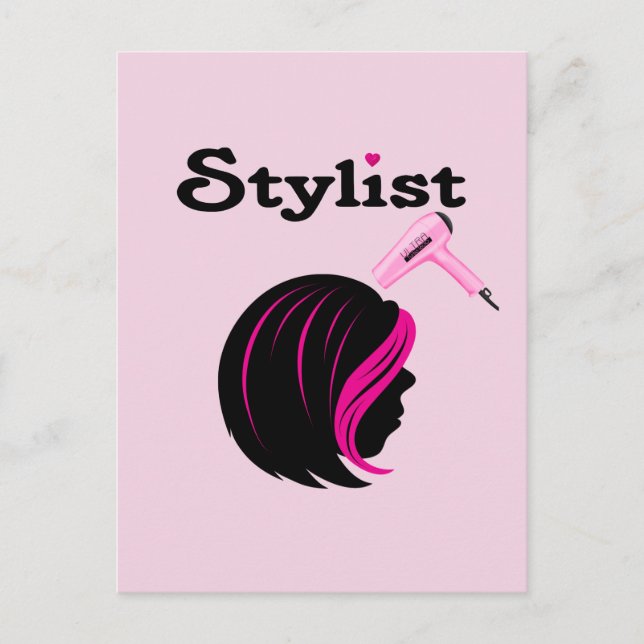 Hair Stylist Postcard (Front)