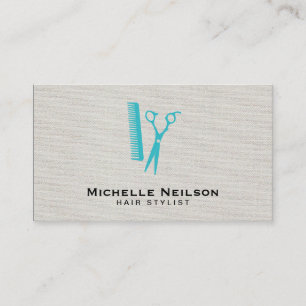 Hair Stylist Pricings Business Card