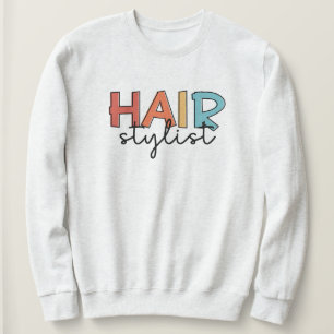 Hair Stylist Retro Hairdresser Gift Sweatshirt