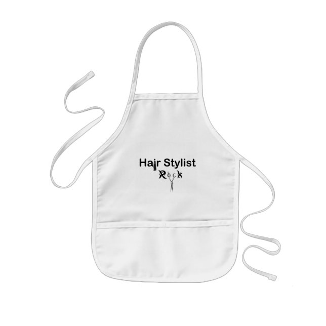 hair stylist rock apron (Front)
