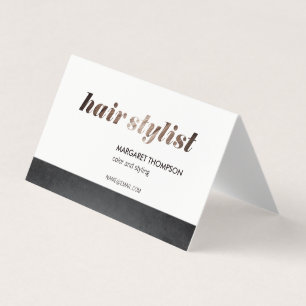Hair Stylist / Salon Business Card