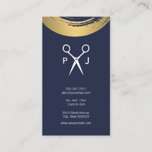 Hair Stylist Salon Business Card