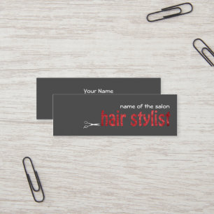 Hair Stylist/Salon Business Card Template