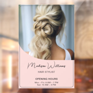 Hair Stylist Salon Opening Hours