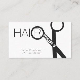 Hair Stylist Scissor Business Card