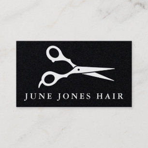 Hair Stylist Scissors Chic Barber CUSTOM Business Card