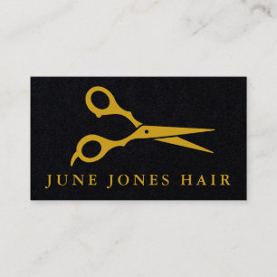 Hair Stylist Scissors Chic Barber CUSTOM  Business Card