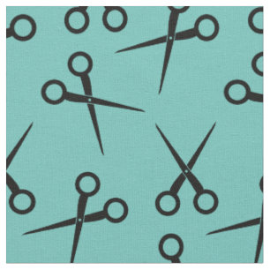 Hair Stylist Scissors Haircut Cute Fabric