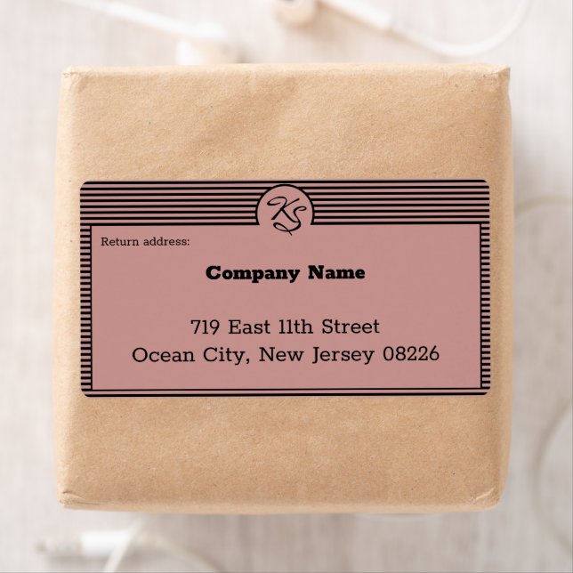 Hair Stylist Small Company Custom Text & Monogram (Insitu)