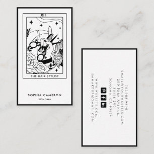 Hair Stylist Tarot Business Card