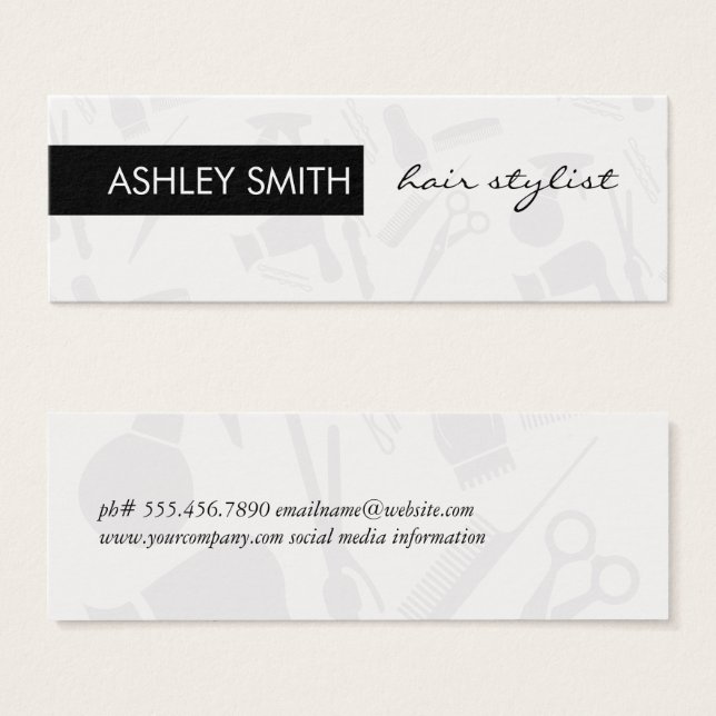 Hair Stylist Tools Appointment (Front & Back)