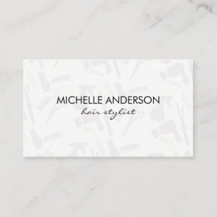 Hair Stylist Tools Appointment Card