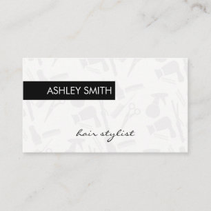 Hair Stylist Tools Appointment Card