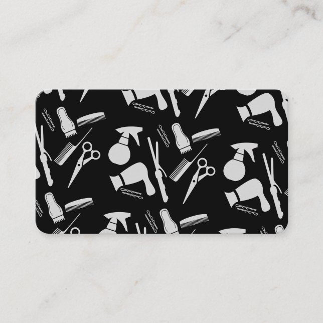 Hair Stylist Tools Appointment Card (Front)
