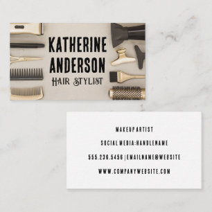 Hair Stylist Tools Business Card