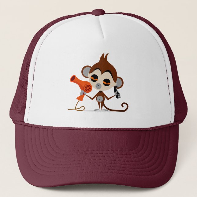 Hair Stylist Trucker Hat (Front)