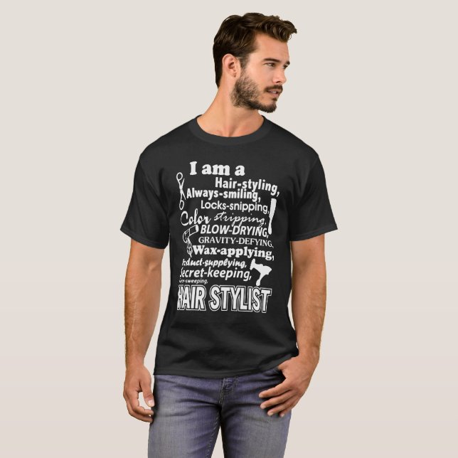 Hair Stylist Tshirt (Front Full)