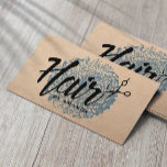 Hair Stylist Vintage Blue Floral Appointment<br><div class="desc">Hair Stylist Vintage Blue Floral Appointment Business Cards.</div>