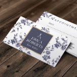 Hair Stylist Vintage Chinoiserie Blue Floral Salon Appointment Card<br><div class="desc">Hair Stylist Vintage Chinoiserie Blue Floral Salon Appointment Reminder Cards.</div>